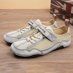 MEN'S CASUAL BREATHABLE VELCRO DRIVING SHOES 11254039S