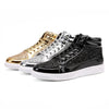 MEN'S STYLISH CASUAL SHINY HIGH-TOP SNEAKERS 59243087S