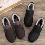 MEN'S CASUAL WARM PLUSH SLIP-ON COTTON SHOES 28175313S