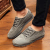 MEN'S BREATHABLE LACE-UP CANVAS CASUAL SHOES 15620779S