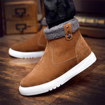 MEN'S WARM STAR STUDDED PLUSH SNOW BOOTS 52866283S