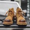 MEN'S SOLID COLOR LACE UP CASUAL BOOTS 38418686YL