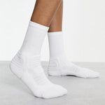 MEN'S SOLID COLOR THICK TOWEL BOTTOM SPORTS SOCKS 85949055YL