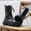 MEN'S HEIGHT-INCREASING THICK-SOLED LACE-UP BOOTS 64090818S