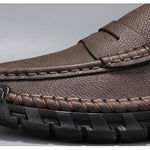 MEN'S RETRO STITCHED DESIGN LOAFERS 23799941YL