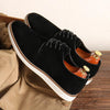 MEN'S RETRO SUEDE LACE-UP LOW-TOP SNEAKERS 54144574S