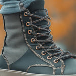 MEN'S LACE UP CASUAL CANVAS BOOTS 06347659YL