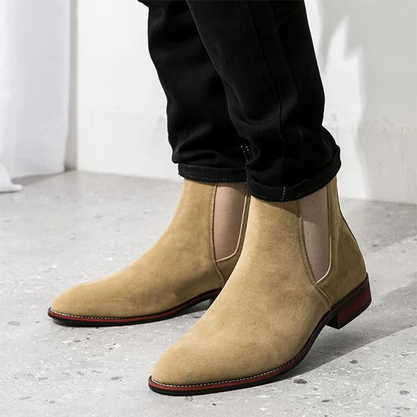 MEN'S BUSINESS SUEDE RETRO CHELSEA BOOTS 88005353S