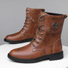 MEN'S RETRO WIDE-LAST NON-SLIP RUBBER-SOLED LACE-UP BOOTS 88083175S