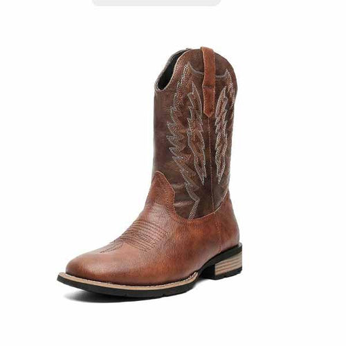 MEN'S OUTDOOR RETRO COWBOY BOOTS 12865297YL