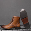 MEN'S FASHIONABLE GRADIENT RETRO LACE UP BOOTS 72682174S