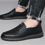 MEN'S SLIP-ON LEATHER SHOES 36485671YL