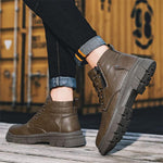 MEN'S RETRO HIGH TOP LACE-UP BOOTS 16037842YL