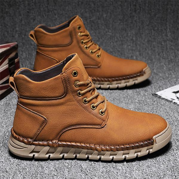 MEN'S HIGH TOP RETRO LACE UP BOOTS 00801716YL