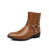 MEN'S SIDE ZIPPER RETRO BOOTS 27504379YL