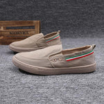 MEN'S BREATHABLE ALL-MATCH SLIP-ON CANVAS SHOES 43058396S