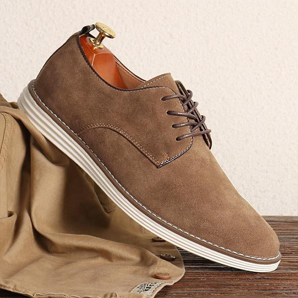 MEN'S RETRO SUEDE LACE-UP LOW-TOP SNEAKERS 54144574S