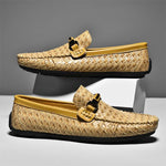 MEN'S CASUAL BRAIDED SLIP-ON LOAFERS 62220294S