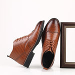 MEN'S VINTAGE BROGUE LACE-UP ANKLE BOOTS 20105136S