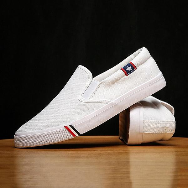 MEN'S CASUAL SLIP-ON CANVAS SHOES 76044450S