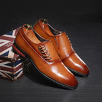 MEN'S LACE-UP BUSINESS FORMAL DERBY SHOES 48522338S