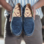 MEN'S CANVAS CASUAL BREATHABLE LOAFERS 95504493YL