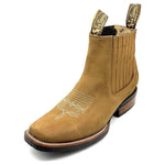 MEN'S VINTAGE EMBROIDERED SLIP-ON CHELSEA BOOTS 52612418S