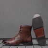 MEN'S FASHIONABLE GRADIENT RETRO LACE UP BOOTS 72682174S