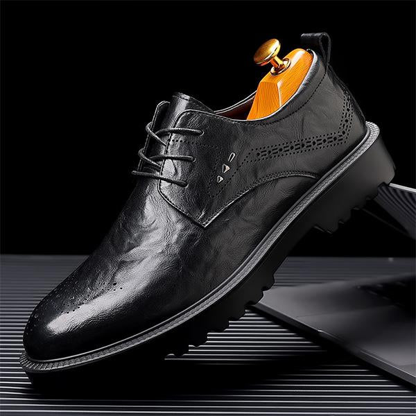 MEN'S CASUAL CARVED LACE-UP DRESS SHOES 05864952S