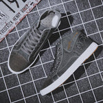 MEN'S RETRO CASUAL HIGH-TOP LACE-UP CANVAS SHOES 53276240S