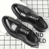 MEN'S CASUAL BROGUE BUSINESS LEATHER SHOES 03491603S