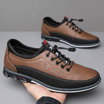 MEN'S CASUAL CONTRAST COLOR EMBROIDERY CASUAL SHOES 26654633S