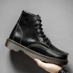 MEN'S RETRO LACE-UP HIGH TOP WORK ANKLE BOOTS 49319108S