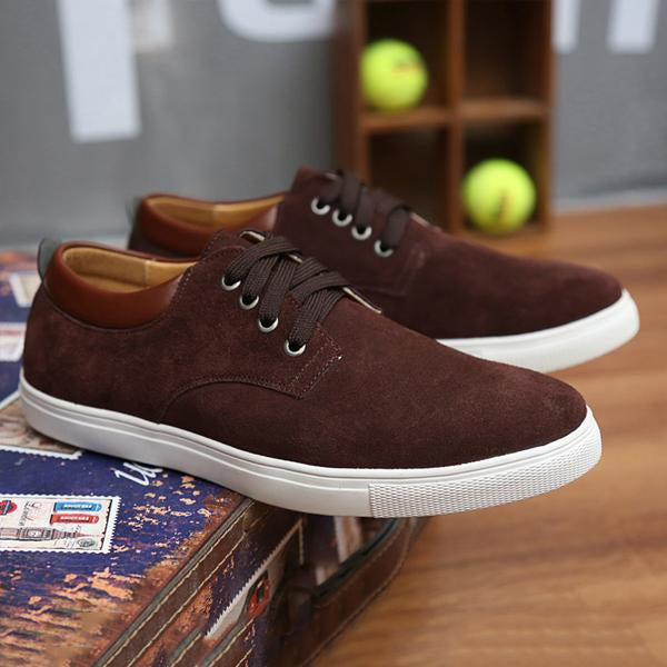 MEN'S CASUAL SUEDE LACE-UP SNEAKERS 24999688S