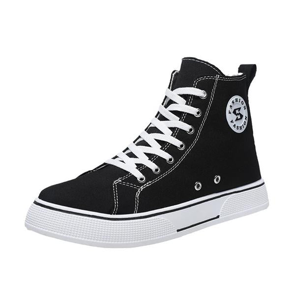 MEN'S VERSATILE CASUAL HIGH-TOP CANVAS SHOES 53949290S