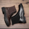 MEN'S RETRO ELASTIC LACE UP BOOTS 31605955YL