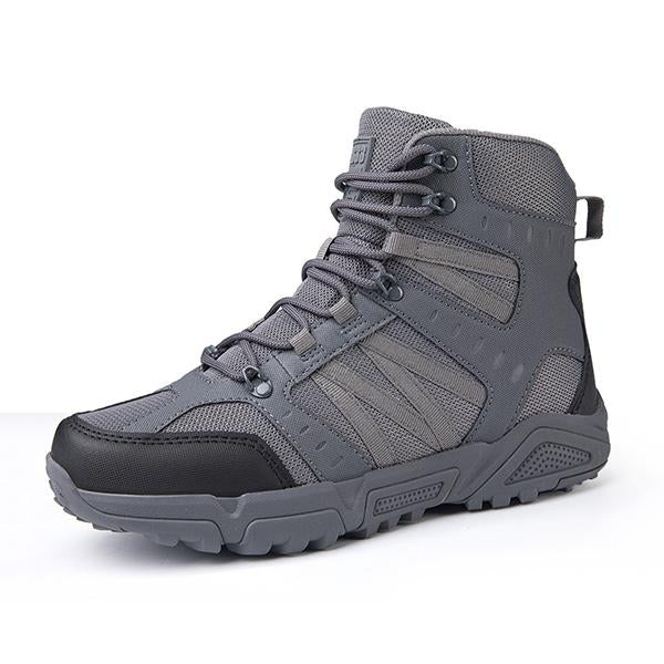 MEN'S WEAR-RESISTANT OUTDOOR LACE-UP HIKING BOOTS 17030042S