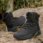 MEN'S OUTDOOR WEAR-RESISTANT HIGH TOP LACE UP BOOTS 34760589YL