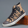 MEN'S CASUAL CAMOUFLAGE HIGH-TOP CANVAS SHOES 51837018S