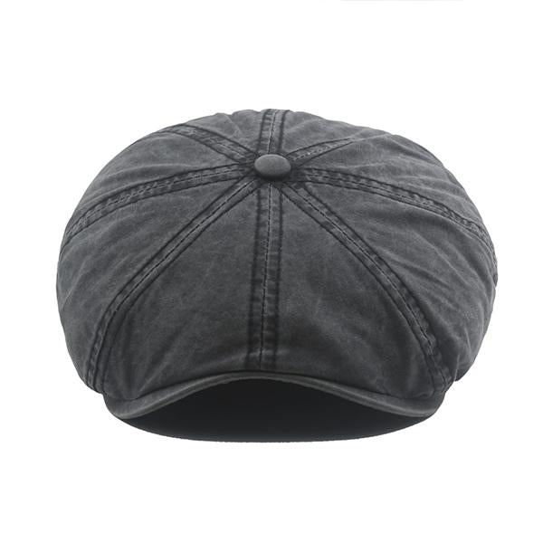 MEN'S RETRO WASHED COTTON OCTAGONAL HAT 17266246S