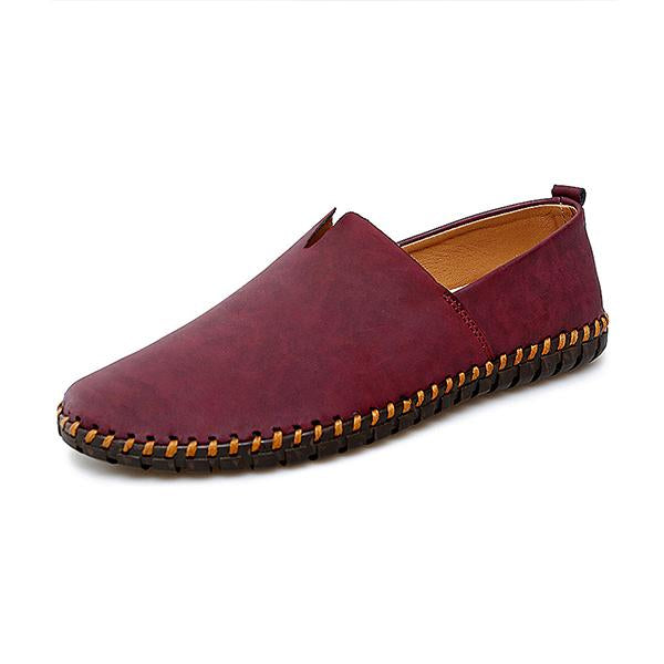 MEN'S HAND-SEWN SLIP-ON DRIVING FLATS 76905398S