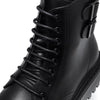 MEN'S CASUAL AND VERSATILE ZIPPER WORK LACE BOOTS 81878133S