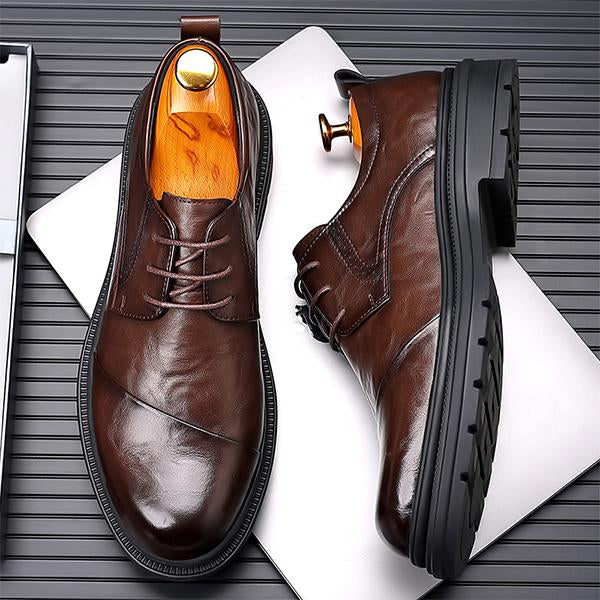 MEN'S LACE-UP BUSINESS CASUAL DRESS SHOES 91513716S