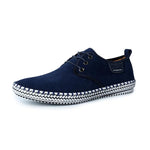 MEN'S SUEDE HAND-STITCHED LACE-UP CASUAL SHOES 53117509S