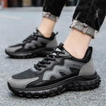 MEN'S STYLISH LACE-UP CASUAL RUNNING SHOES 93152537S