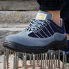 MEN'S ANTI-SMASH BREATHABLE MESH STEEL TOE SAFETY SHOES 00419657S