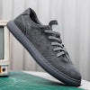 MEN'S CASUAL FROSTED SUEDE LACE-UP SNEAKERS 40179774S