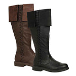 MEN'S RETRO SIDE STRAP THIGH-HIGH KNIGHT BOOTS 94619200S