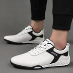 MEN'S CASUAL CONTRAST COLOR LACE-UP SNEAKERS 12395581S