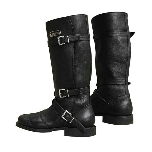 MEN'S VINTAGE BUCKLE MOTORCYCLE BOOTS 03182387S